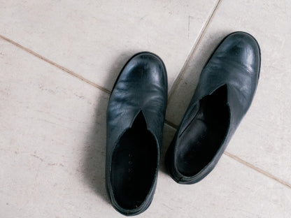 "BISHOOL" Lapel Leather Shoes