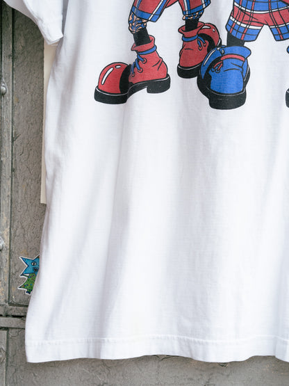 1990s "SHERRY'S" Disney Mickey Mouse & Goofy New York Street Style Tee