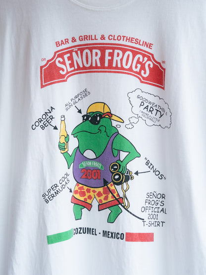 2001 "CARLOS' N CHARLIE'S" Señor Frog's Official Party-Shirt Tee