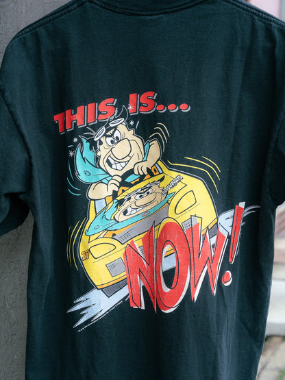 1990s "CHASE RACEWEAR" NASCAR x Flintstones Tee