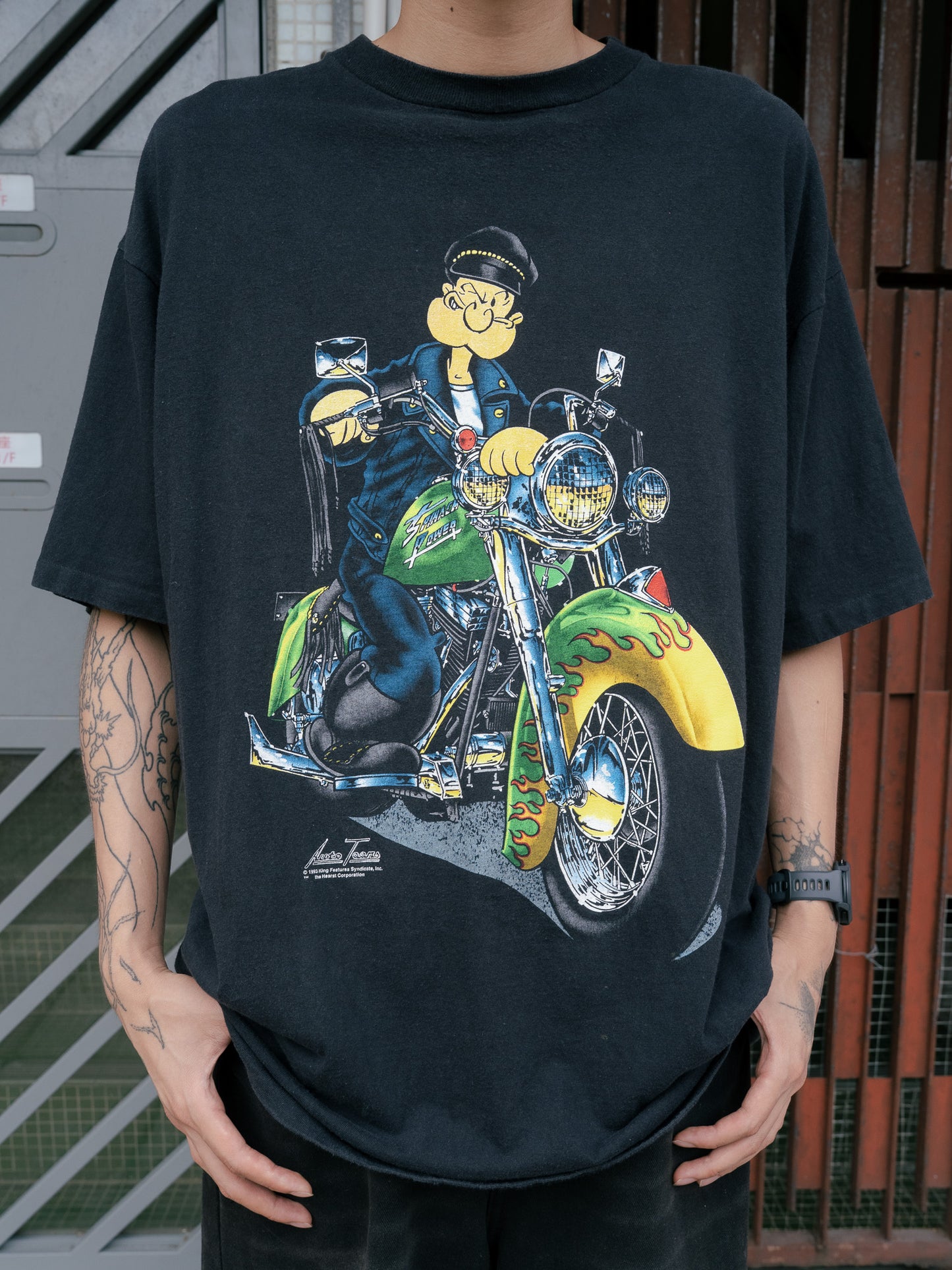 1993 "EXPER-TEE'S" Popeye Biker Tee