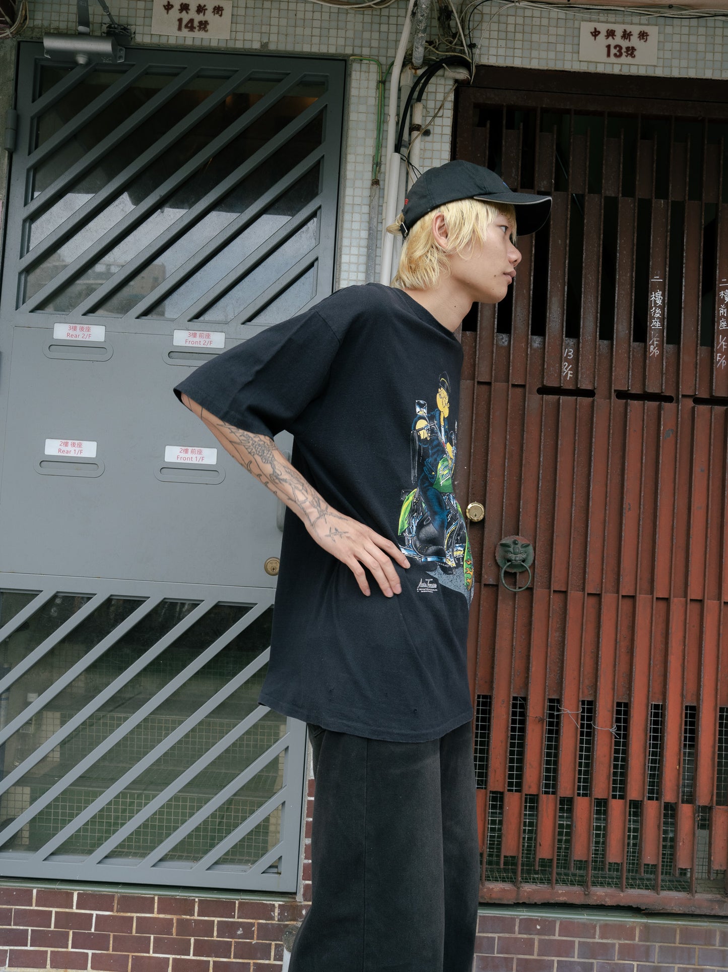 1993 "EXPER-TEE'S" Popeye Biker Tee