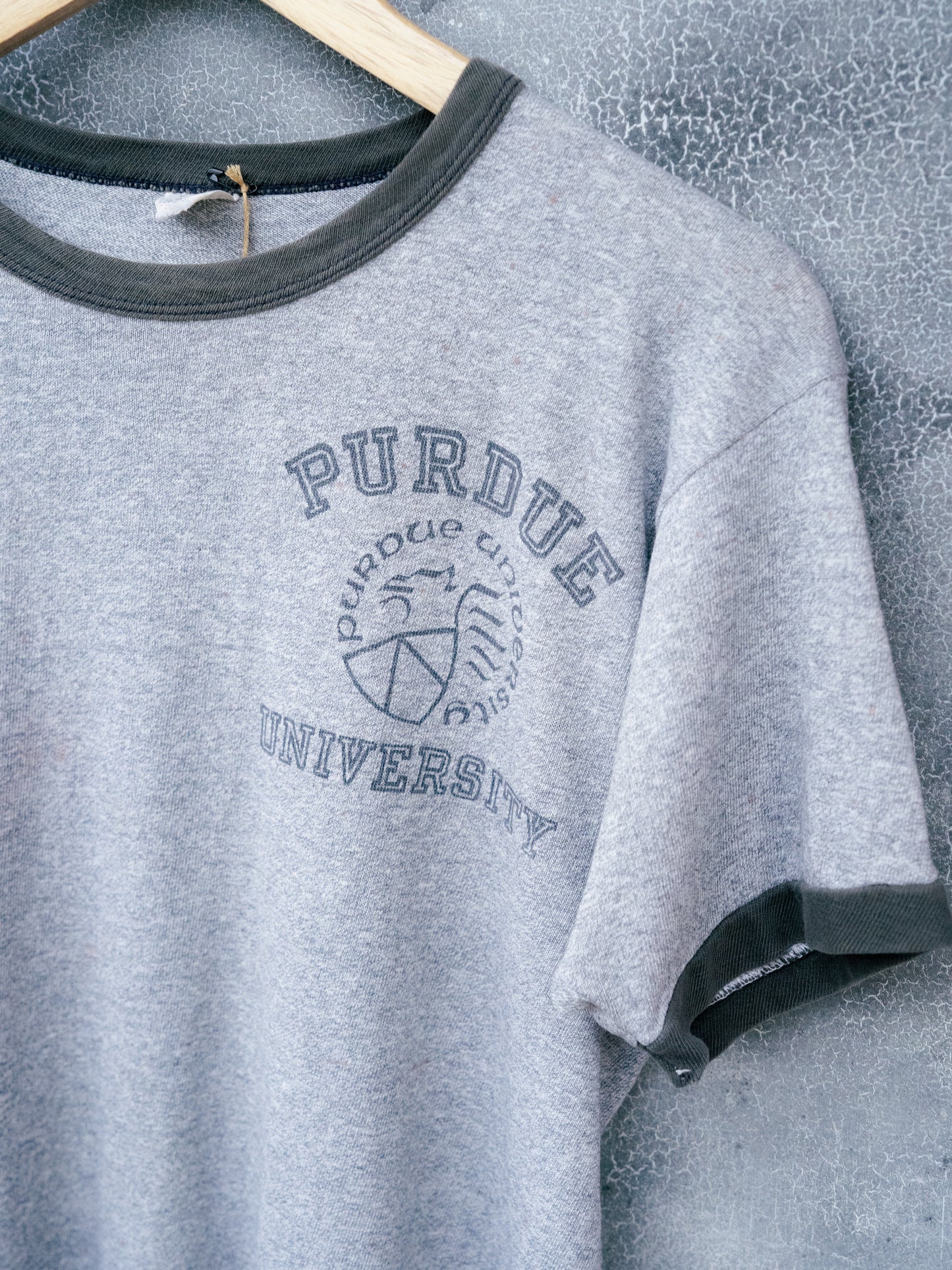 Late 1960's "CHAMPION" Purdue University Ringer Tee