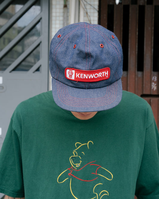 1980s-90s "TONKIN, INC." Kenworth Trucks Denim Snapback