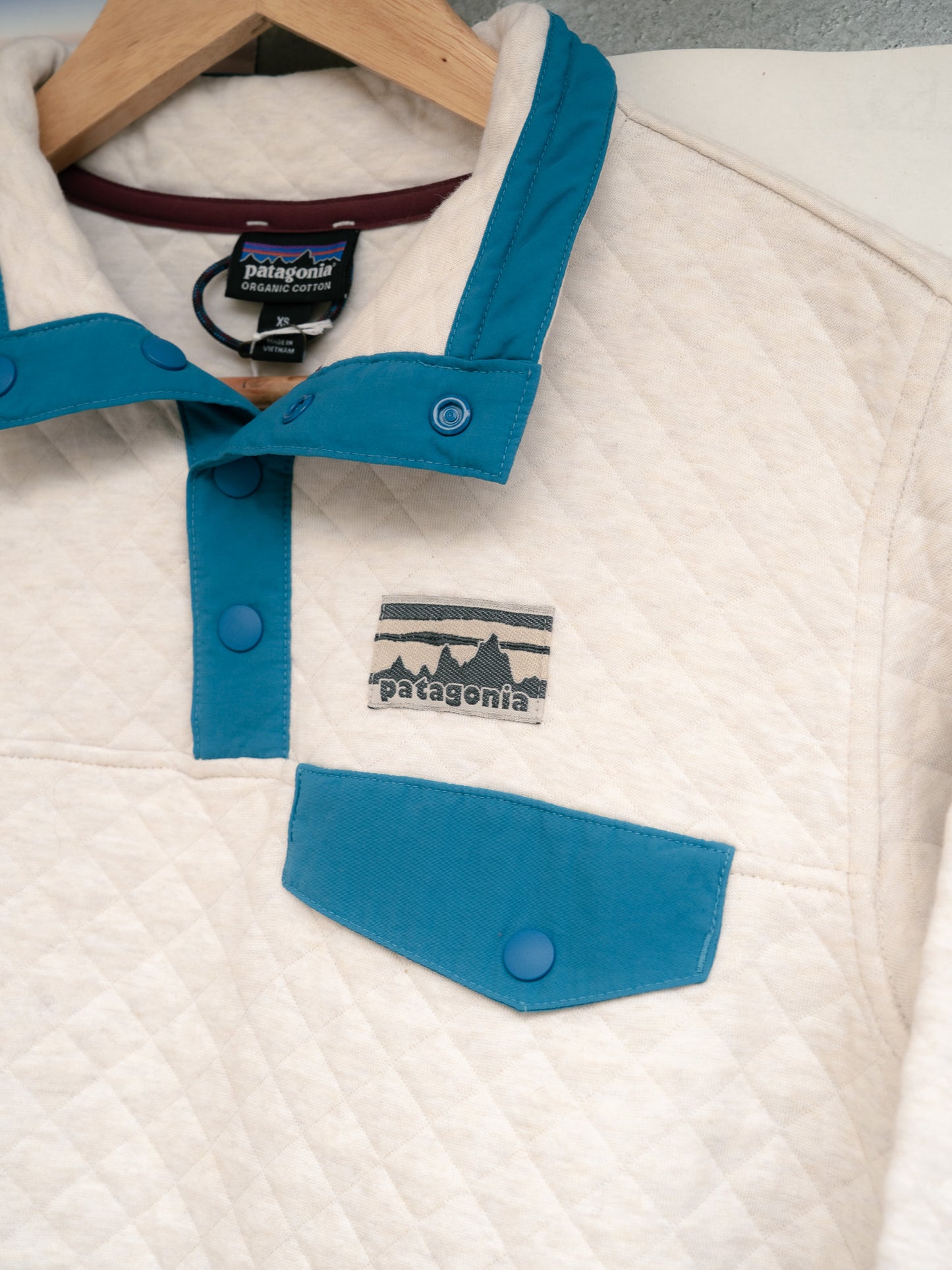 2015 "PATAGONIA" Organic Cotton Quilt Snap-T Pullover