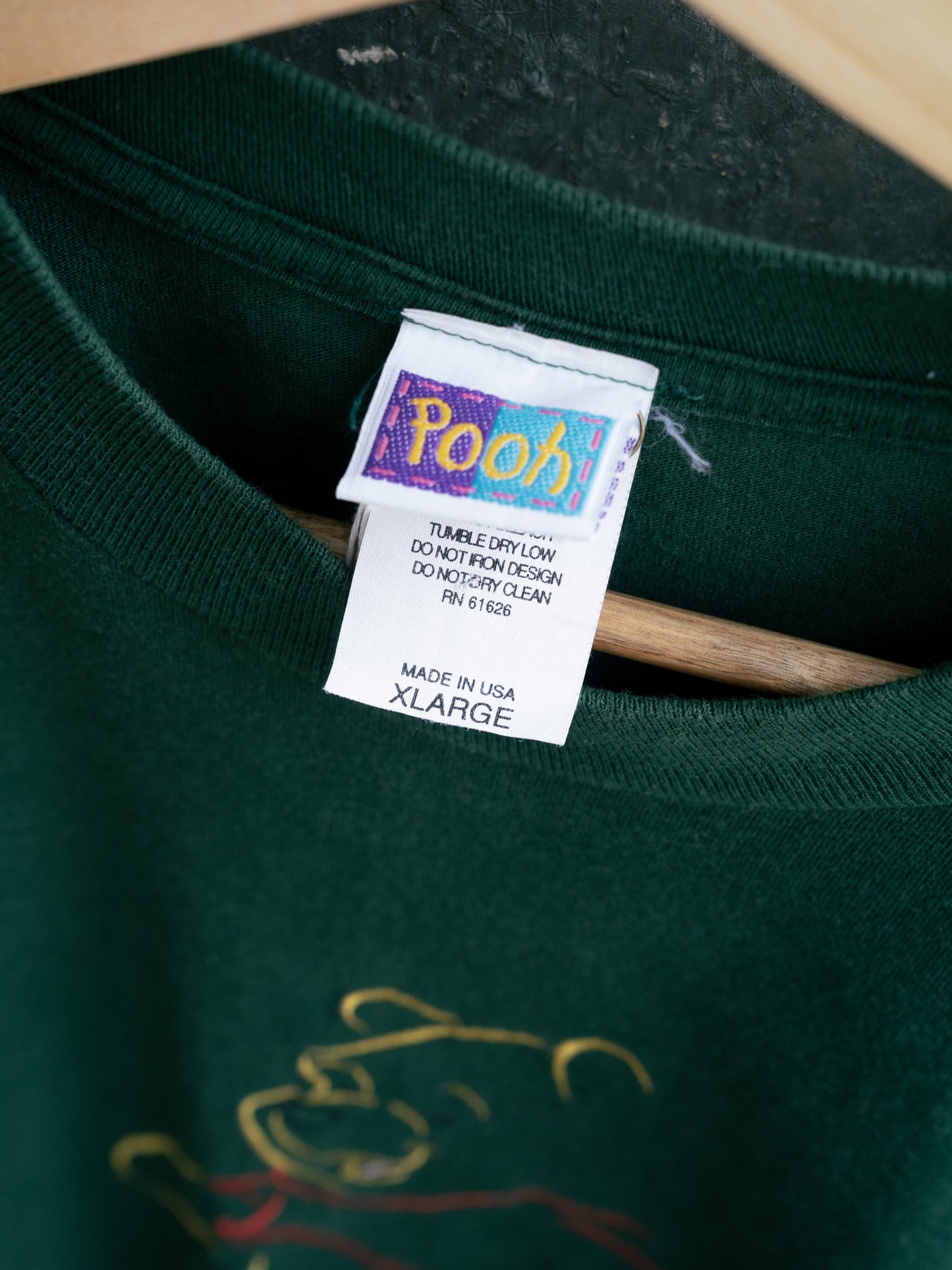 Late 1990s Disney Winnie The Pooh Embroidery Tee