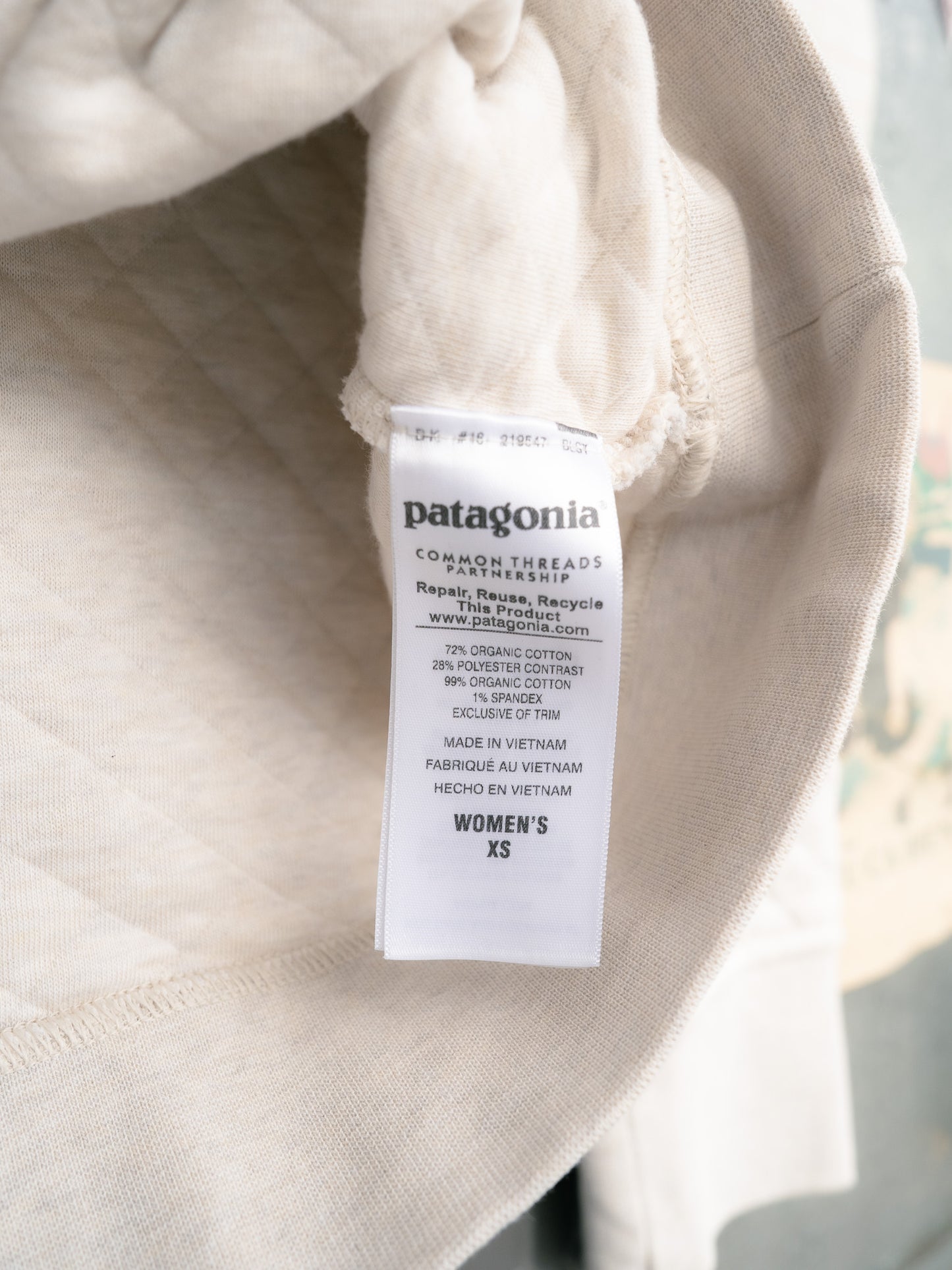 2015 "PATAGONIA" Organic Cotton Quilt Snap-T Pullover