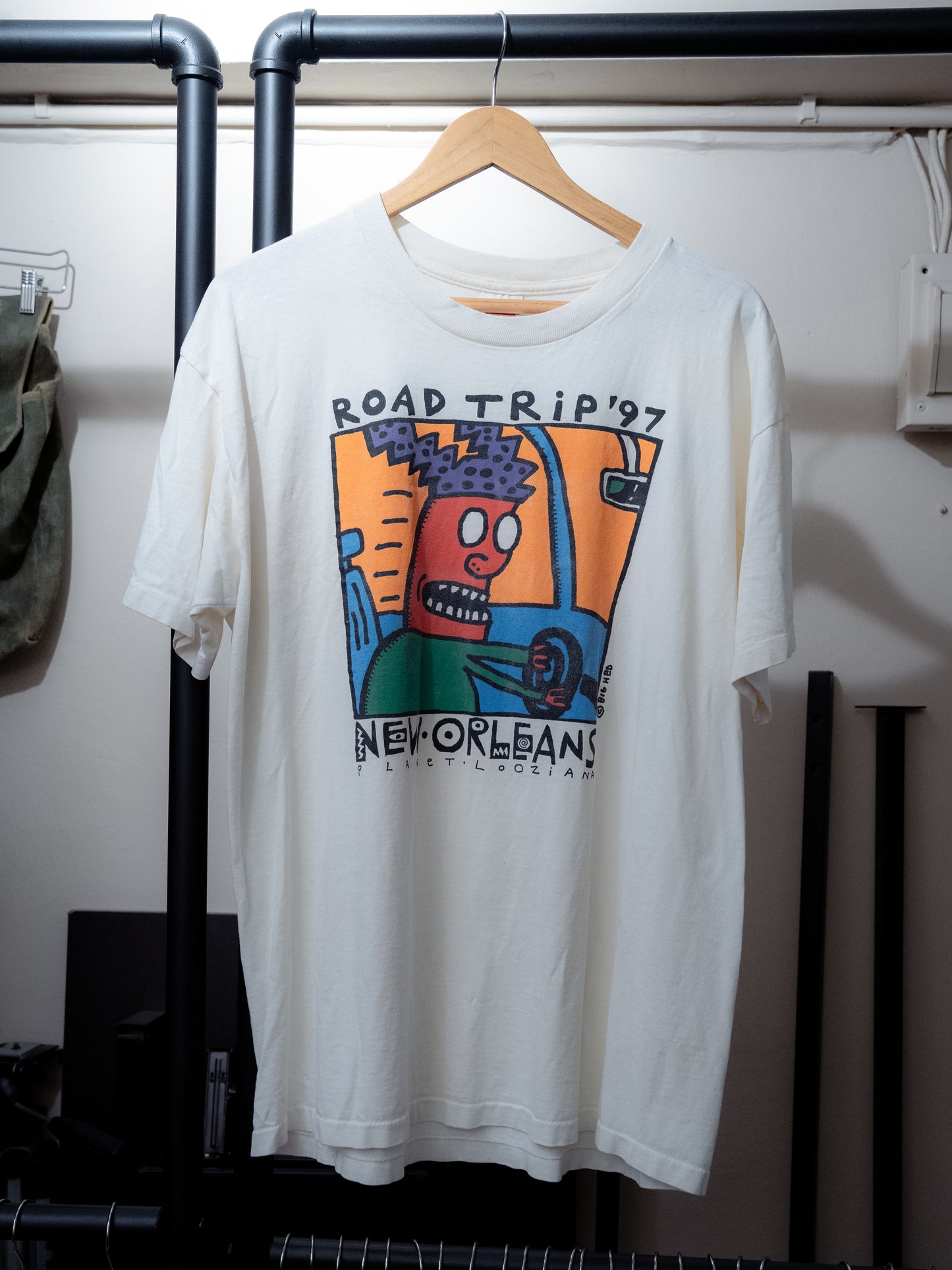 1990's "ANVIL" BIG HED New Orleans Tee