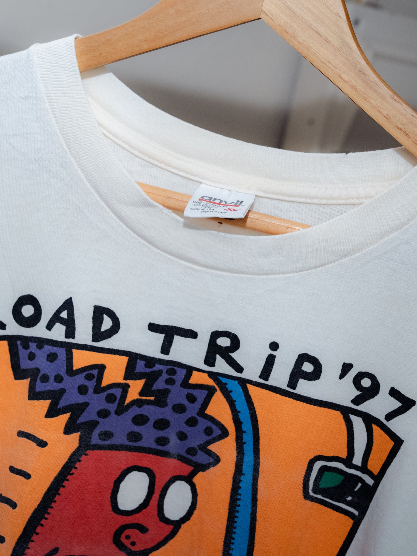 1990's "ANVIL" BIG HED New Orleans Tee