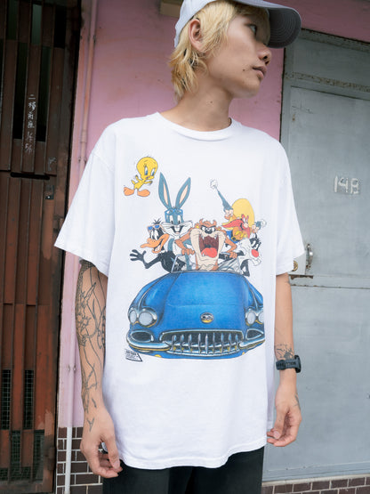 1997 "WARNER BROS" Looney Tunes Road Trip Tee