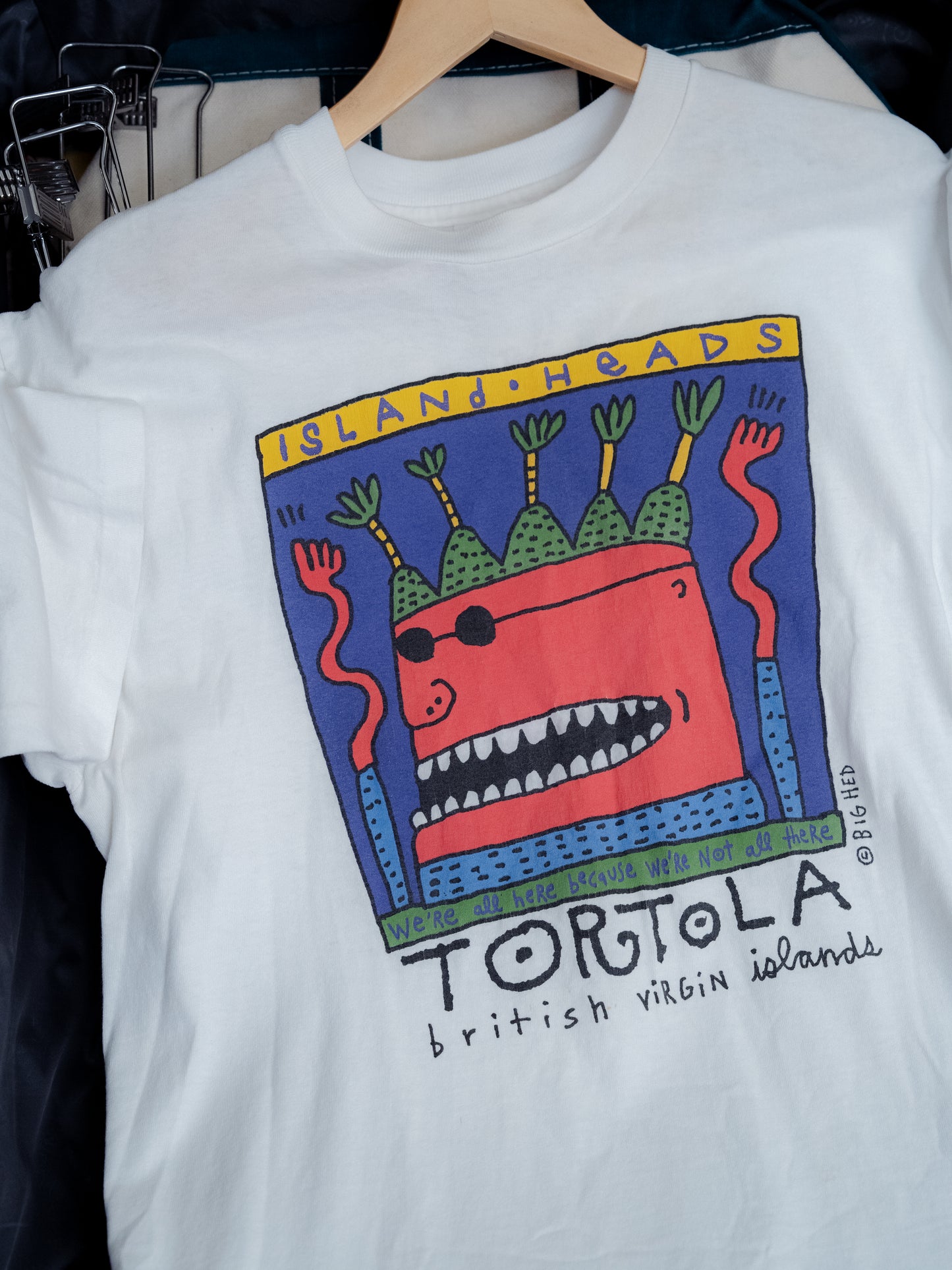 1990's "ANVIL" BIG HED Tortola Tee