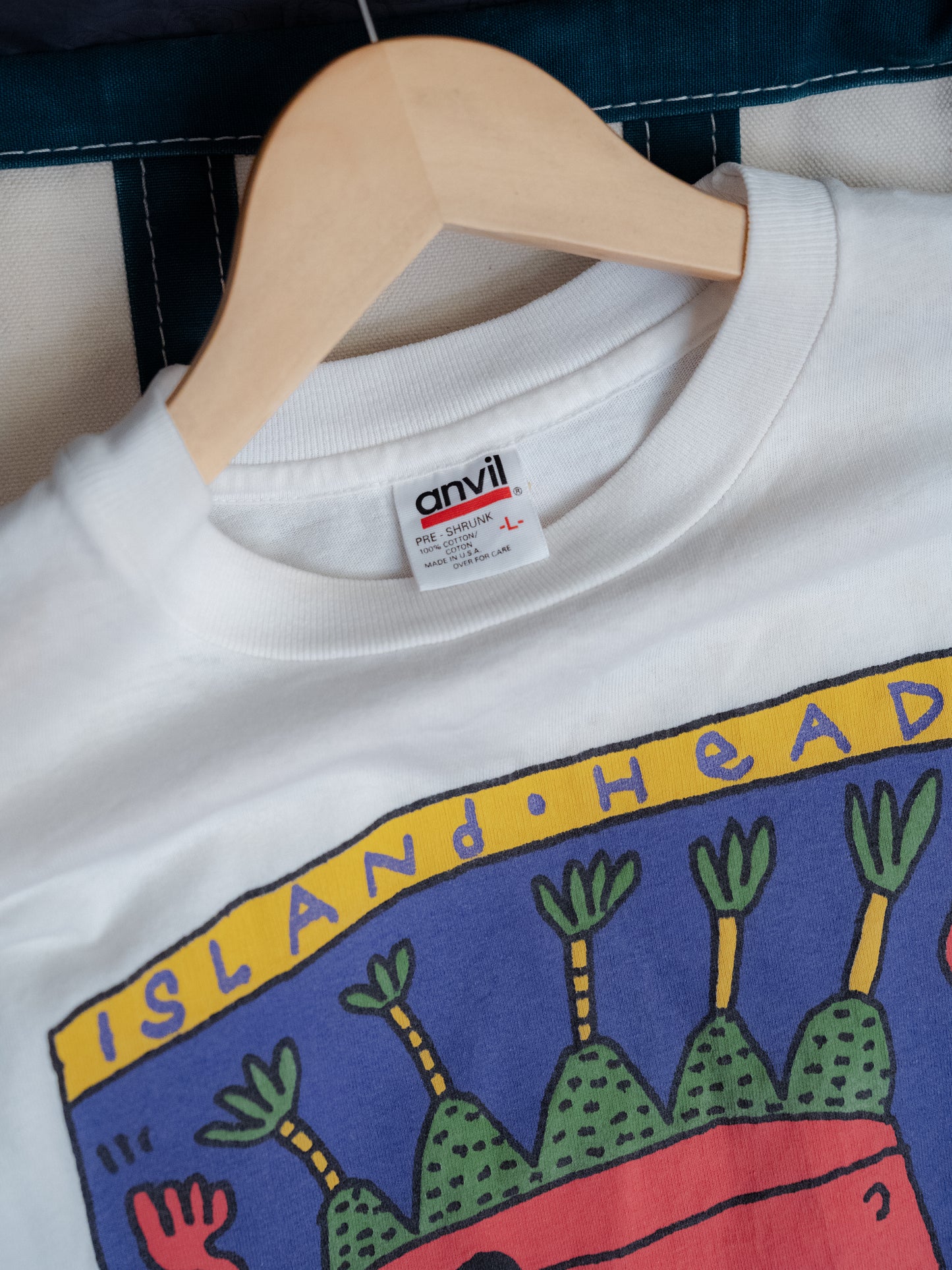 1990's "ANVIL" BIG HED Tortola Tee