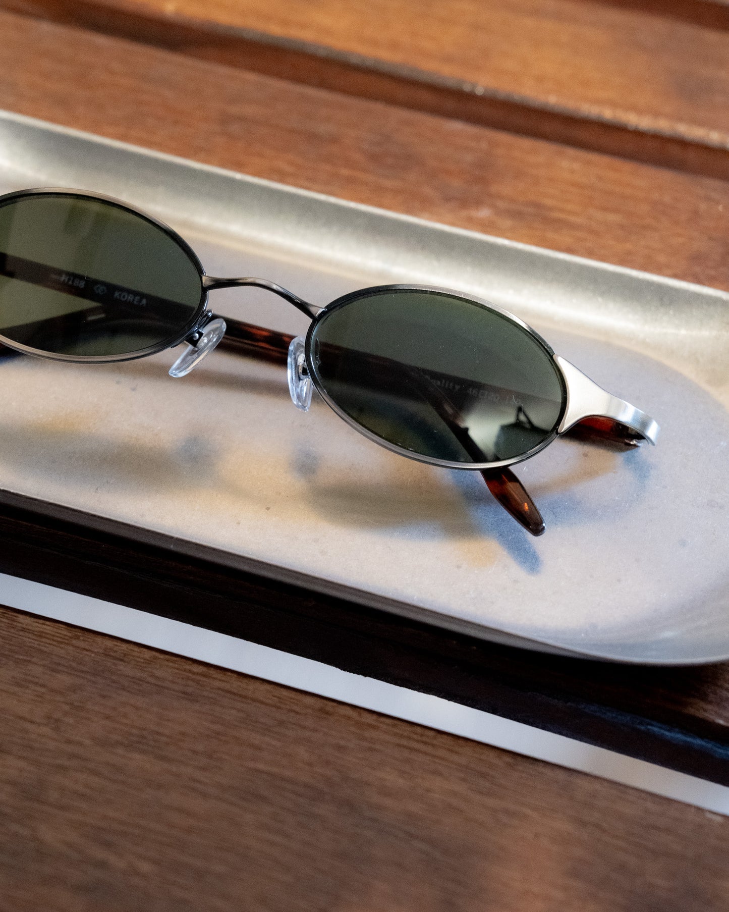 1990s NAT Gunmetal Cyber Core Sunglasses