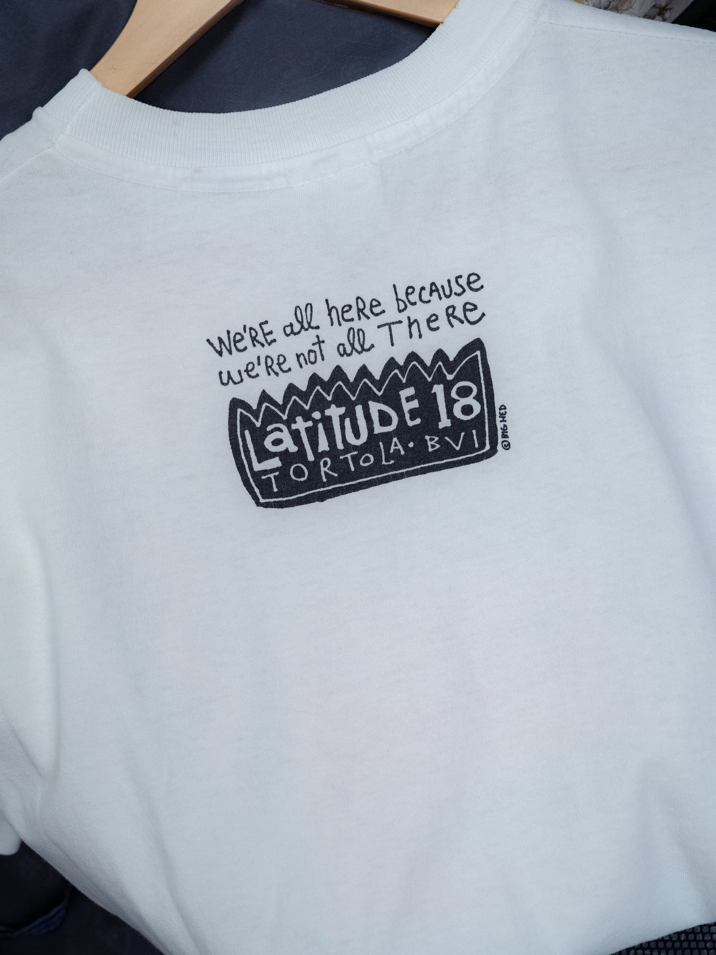 1990's "ANVIL" BIG HED Tortola Tee