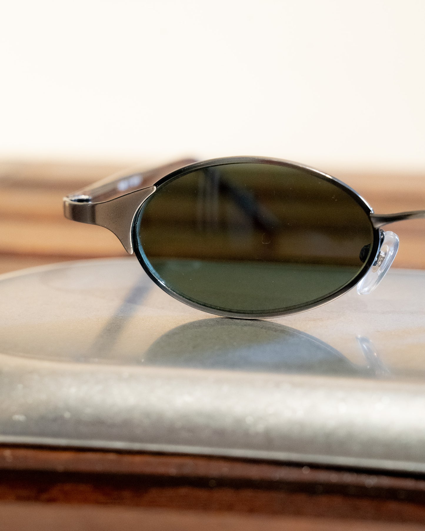 1990s NAT Gunmetal Cyber Core Sunglasses