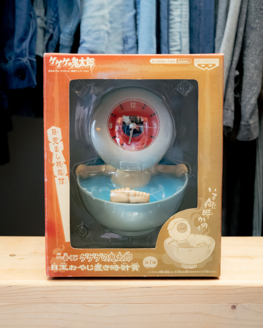 2007 ゲゲゲの鬼太郎 目玉おやじ 茶碗風呂 目覚まし時計 Clock