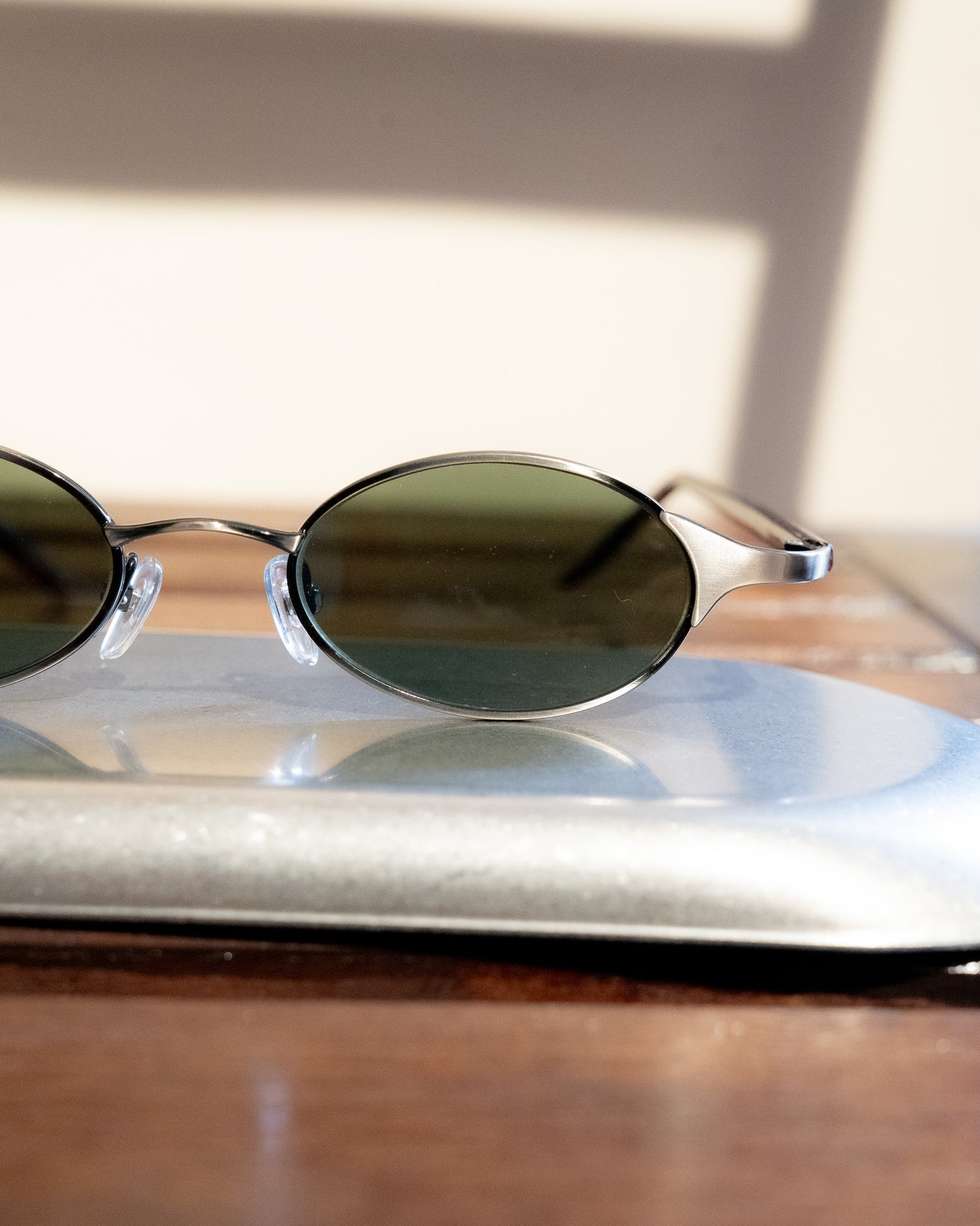 1990s NAT Gunmetal Cyber Core Sunglasses