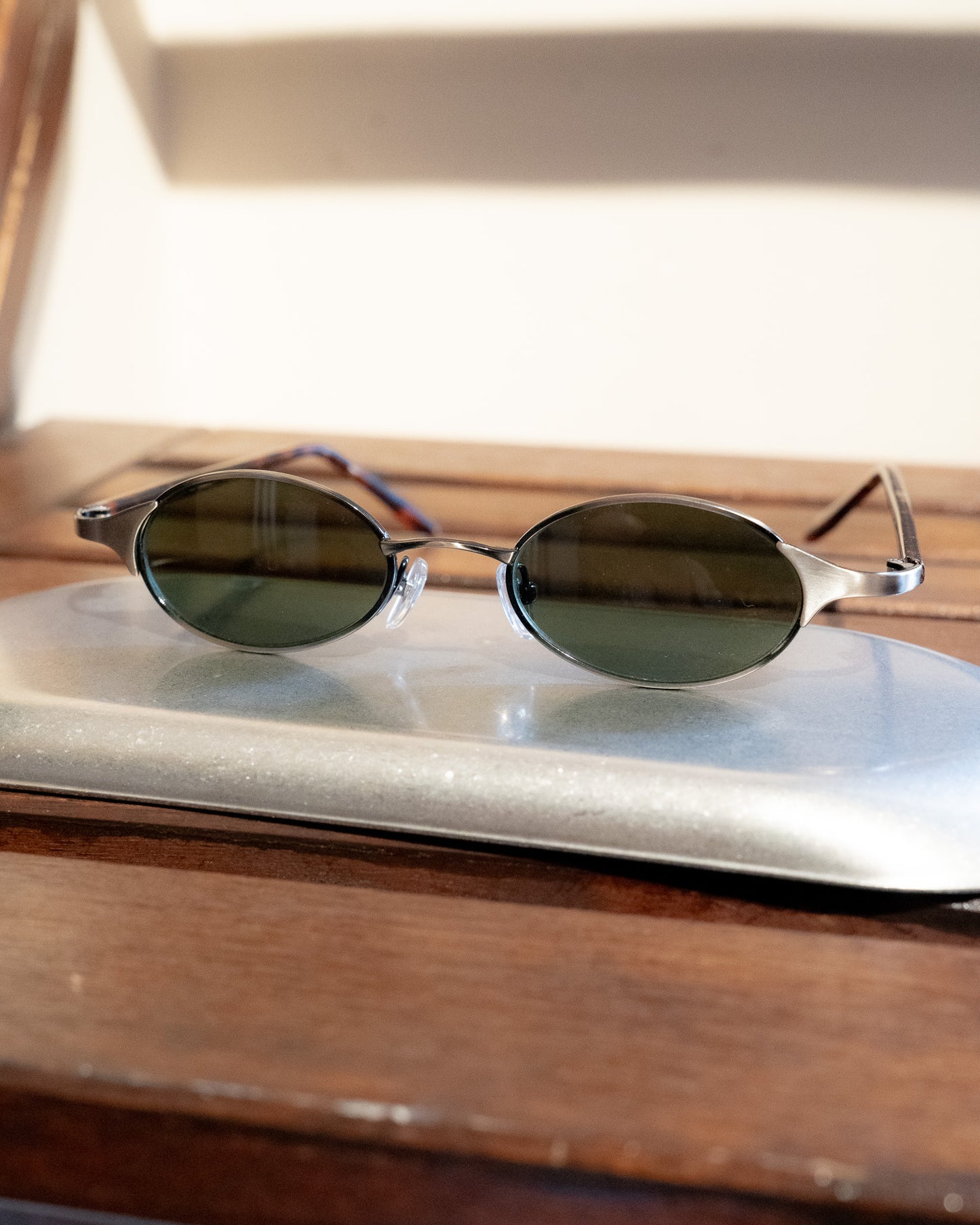 1990s NAT Gunmetal Cyber Core Sunglasses