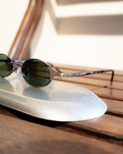 1990s NAT Gunmetal Cyber Core Sunglasses