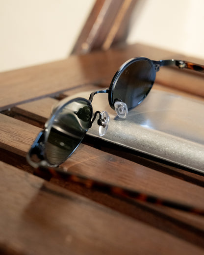 1990s NAT Gunmetal Cyber Core Sunglasses