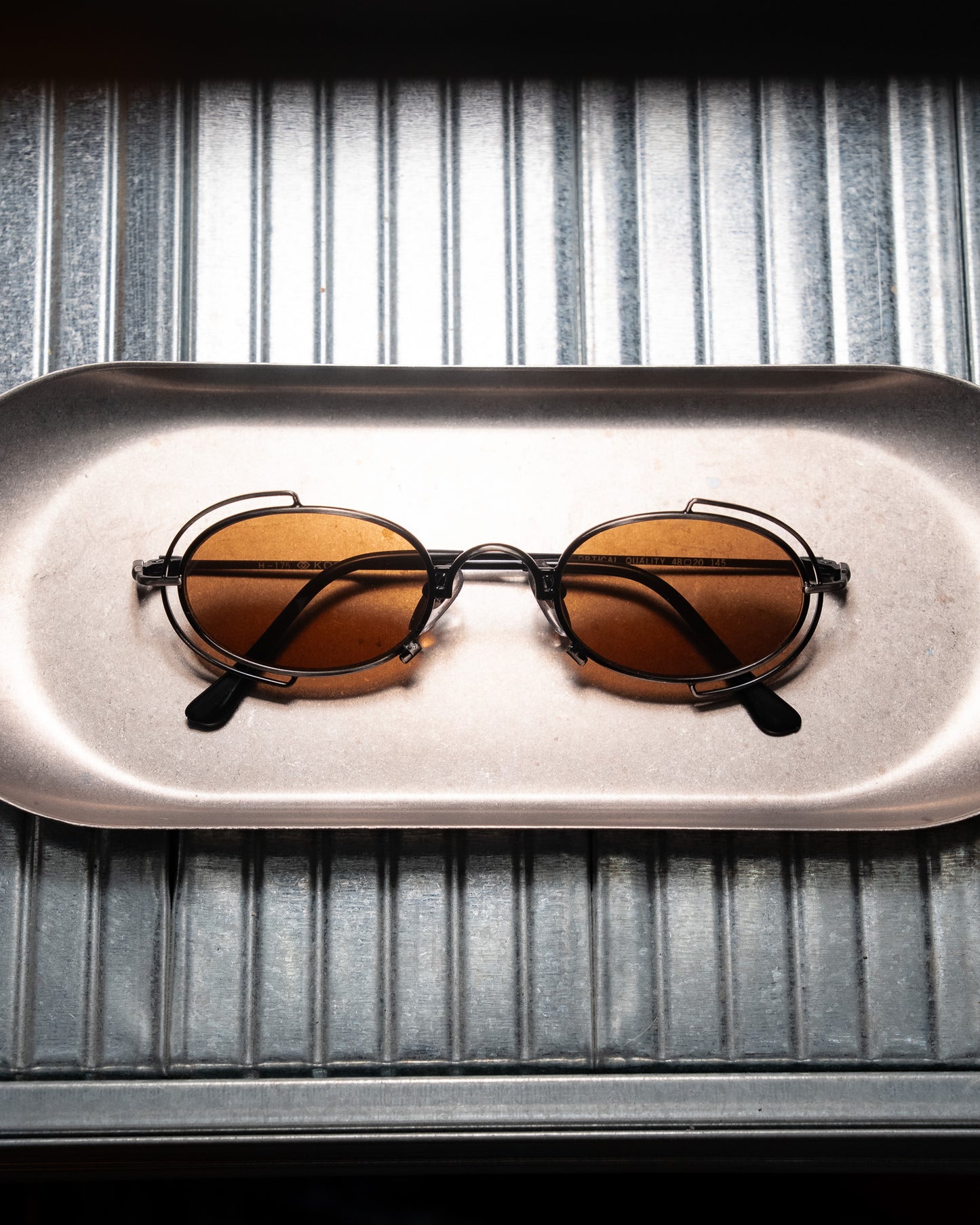 1990s Klaus RX Quality Gunmetal Sunglass