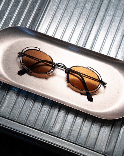 1990s Klaus RX Quality Gunmetal Sunglass