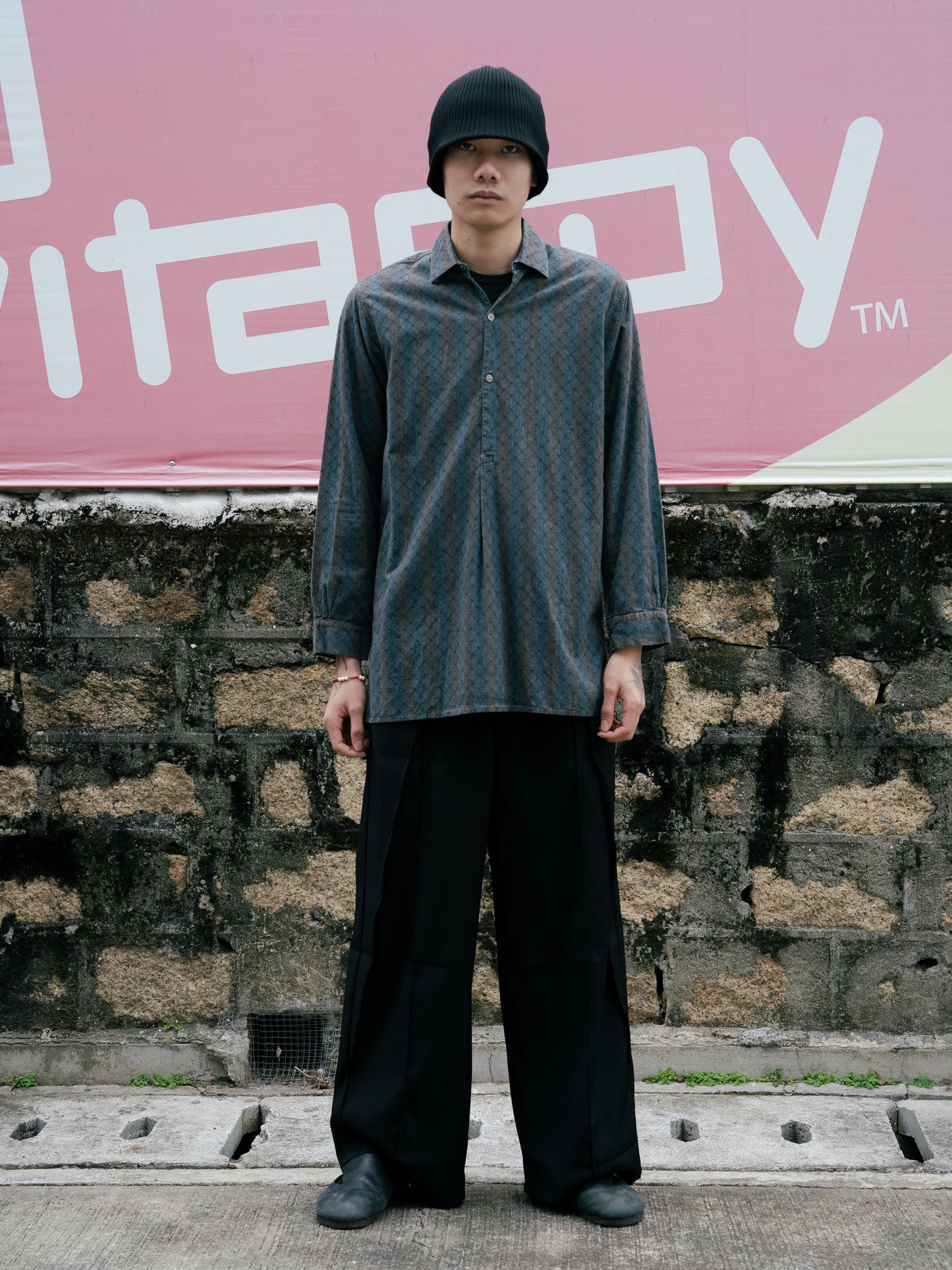 "DOLMEN" Grandpa Pullover Shirt