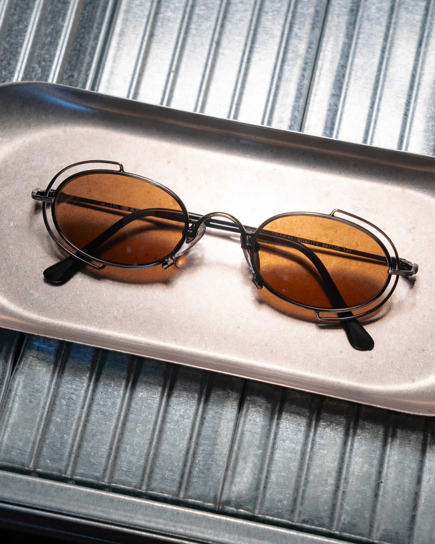 1990s Klaus RX Quality Gunmetal Sunglass