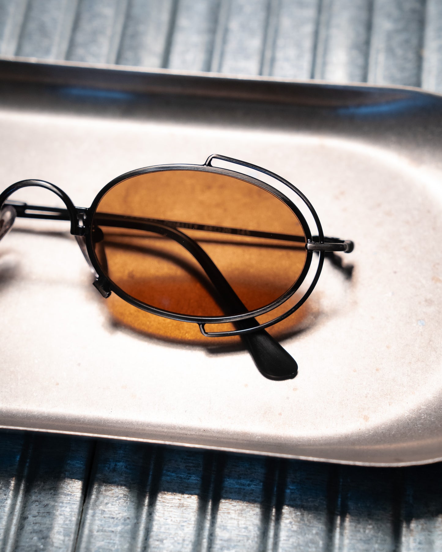 1990s Klaus RX Quality Gunmetal Sunglass