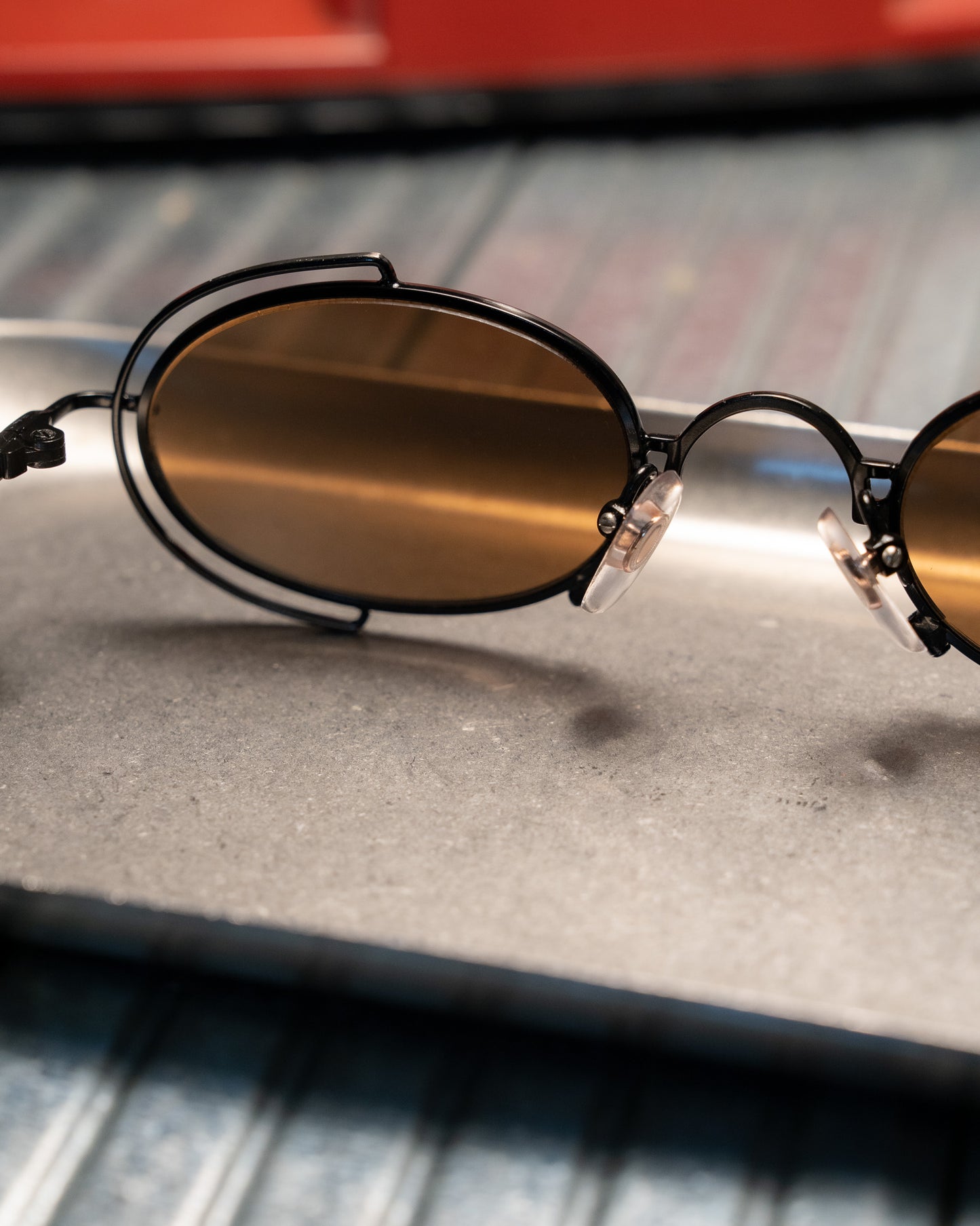 1990s Klaus RX Quality Gunmetal Sunglass