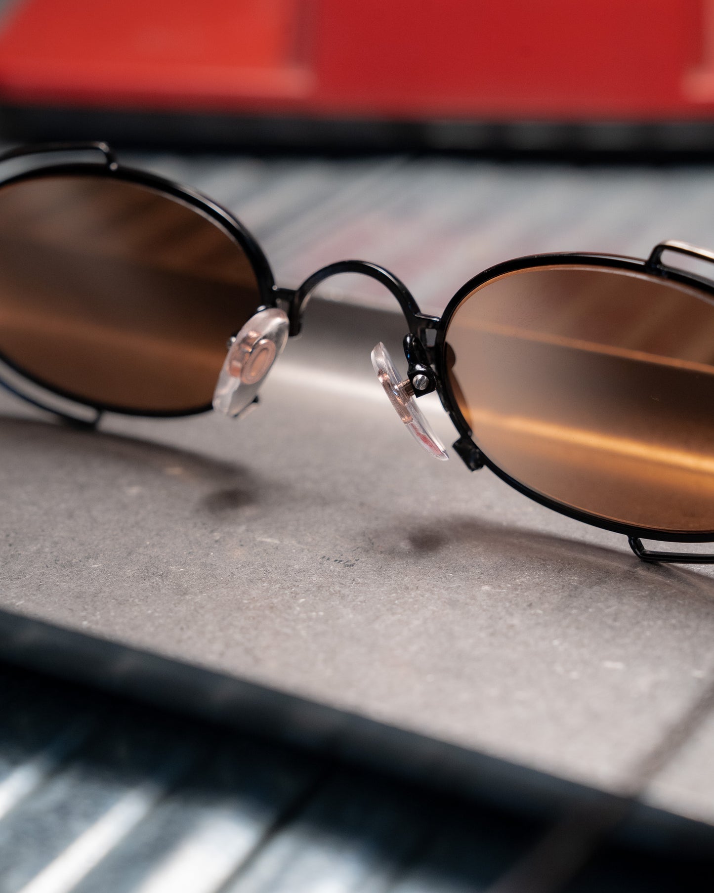 1990s Klaus RX Quality Gunmetal Sunglass