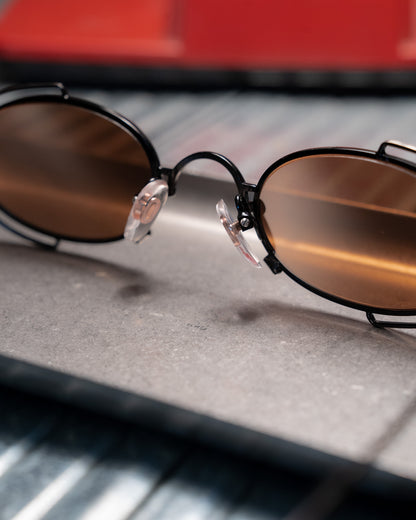 1990s Klaus RX Quality Gunmetal Sunglass