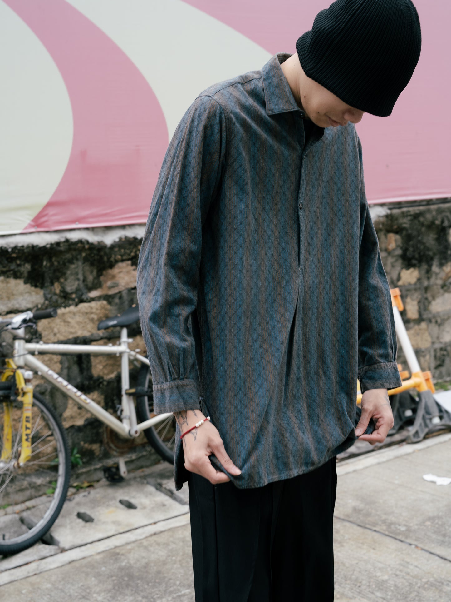 "DOLMEN" Grandpa Pullover Shirt