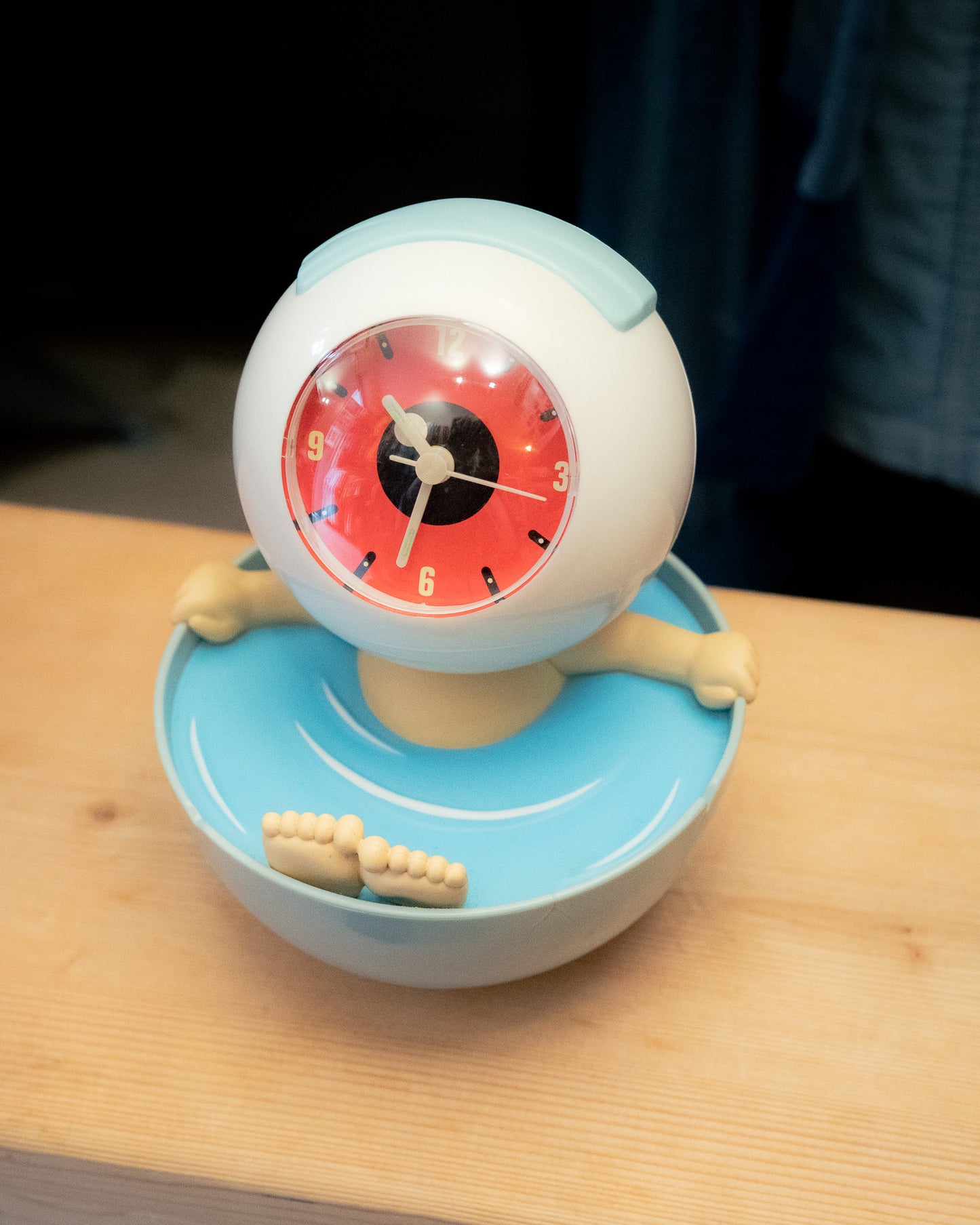 2007 ゲゲゲの鬼太郎 目玉おやじ 茶碗風呂 目覚まし時計 Clock