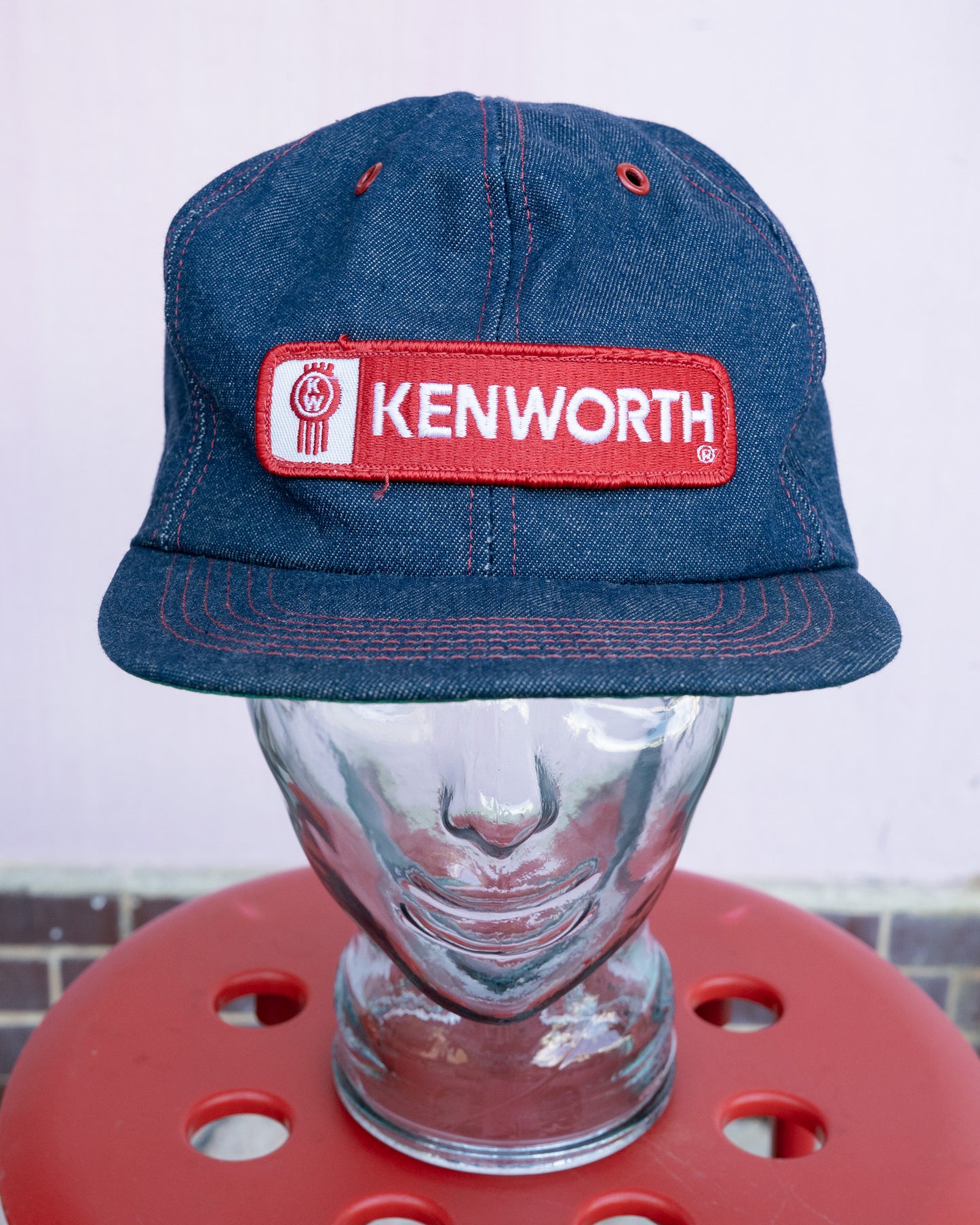 1980s-90s "TONKIN, INC." Kenworth Trucks Denim Snapback