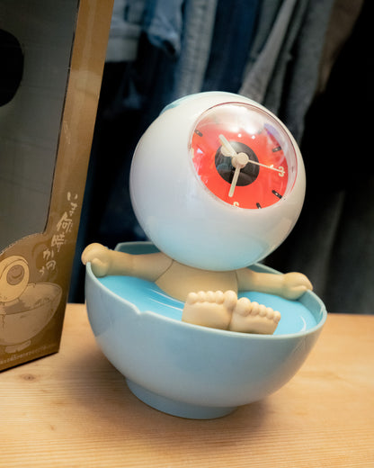 2007 ゲゲゲの鬼太郎 目玉おやじ 茶碗風呂 目覚まし時計 Clock