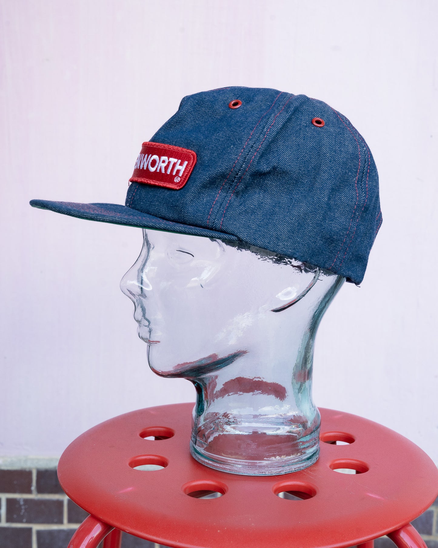 1980s-90s "TONKIN, INC." Kenworth Trucks Denim Snapback