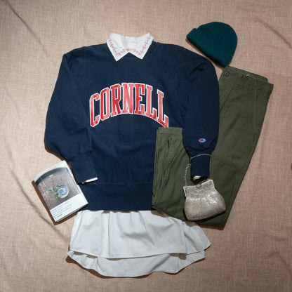 Early 1980s "CHAMPION" CORNELL Reverse Weave Sweatshirt