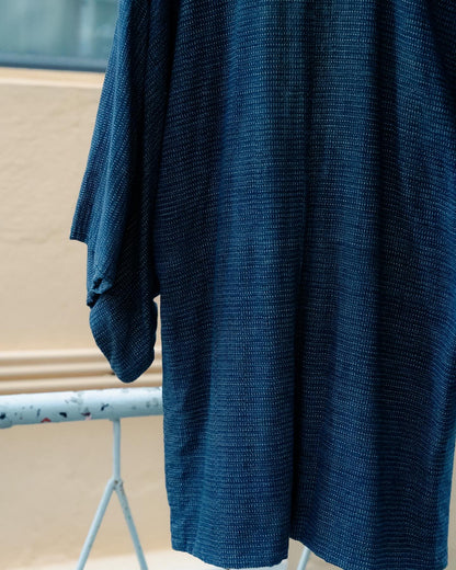 Blue Dyed Kasuri Noragi  藍染絣野良着