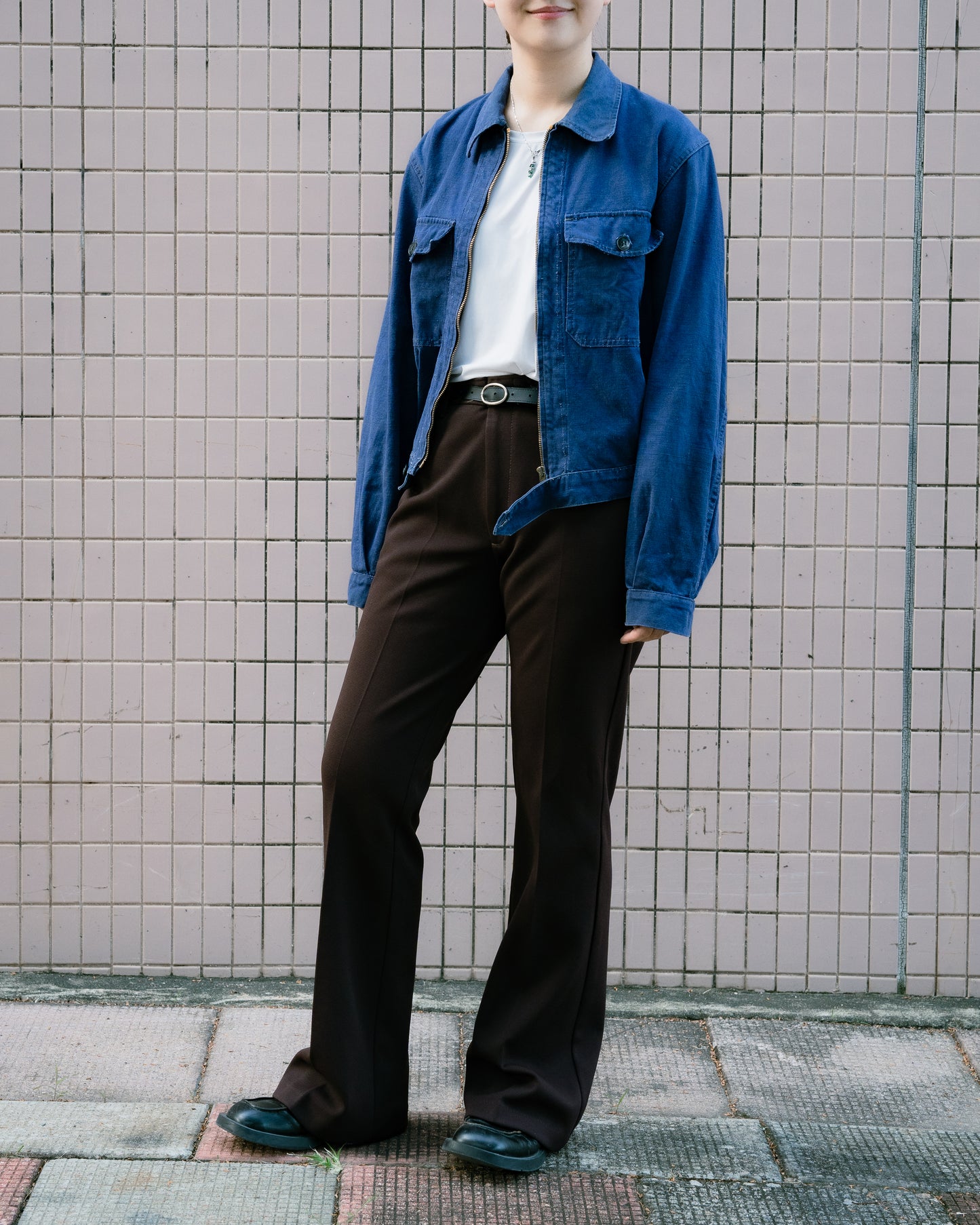 1950s French "BARBE BLEUE" Cyclist Jacket